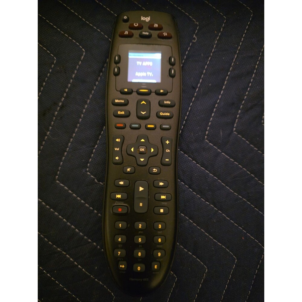 Logitech Harmony 665 Logi Universal Remote Control N-10003 Used Tested Working
